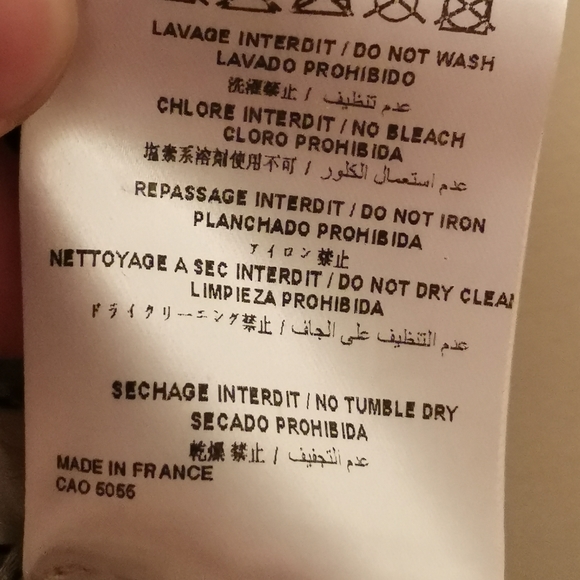 AZARA PARIS Flowy sleeves Top Tan size 40 (L/12) - Picture 11 of 11